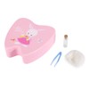 Baby Tooth Box Wooden Children Milk Teeth Collection Organizer Souvenir