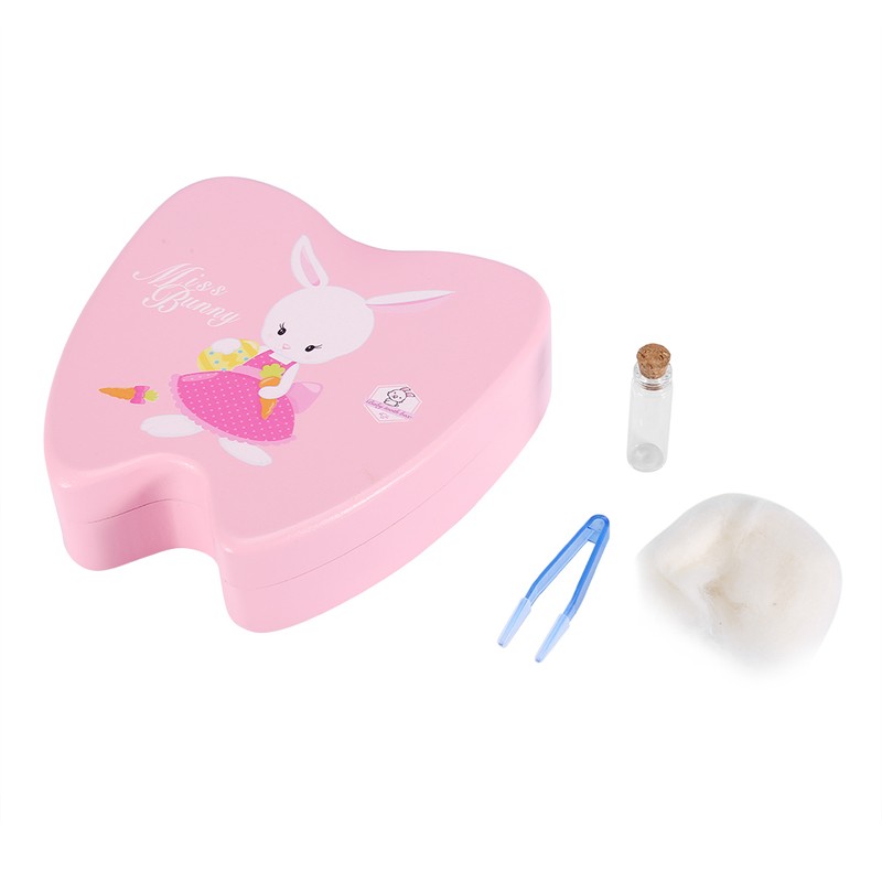 Baby Tooth Box Wooden Children Milk Teeth Collection Organizer Souvenir