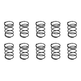 DTGN 1.2x17x25mm(DxODxL) Compression Spring - 10Pack - Good for Machinery - Spring Steel Extension Spring - Black