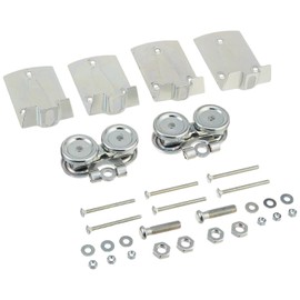 National Hardware N183-905 Rail Hanger, 225 Lb, Steel/Delrin Bearings