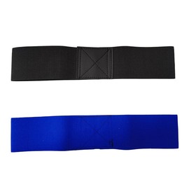 lqwidyf 2 Pack Golf Swing Arm Band Golf Training Aid Golf Wrist Training Aid for Golfers Beginners (Black & Blue)