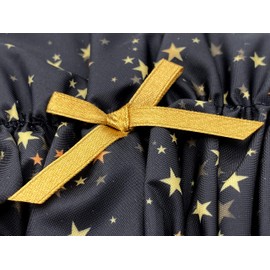 Betty Dain Reusable Shower Cap & Bath Cap & Lined, Oversized Waterproof Shower Caps Large Designed for all Hair Lengths with PEVA Lining & Elastic Band Stretch Hem Hair Hat - Fashionista Starry Nights