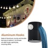 Adcssynd 3 Pack Upgraded Ceiling Hooks, Aluminum Adjustable Ceiling Hooks
