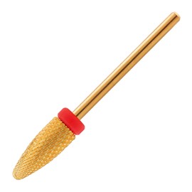 MIRACLE Nail Bits - 3/32" Flame shape Nail Drill Bits for Manicure, Pedicure, Cuticle, and Gel Polishing (Fine)