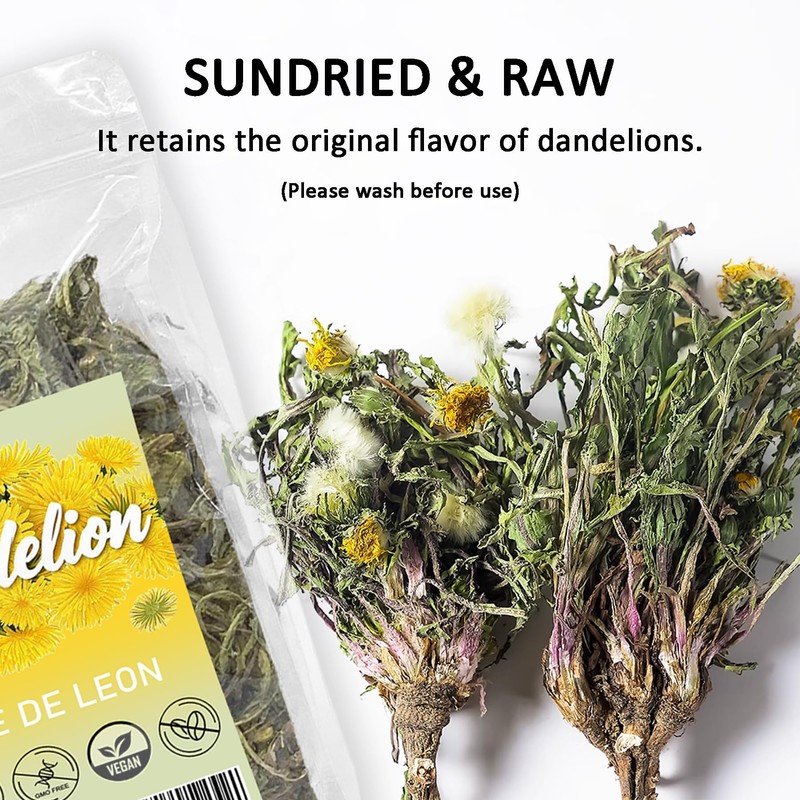 T'SMOMENT Diente de Leon (Whole Dandelion)- 4 oz Wild Dandelion