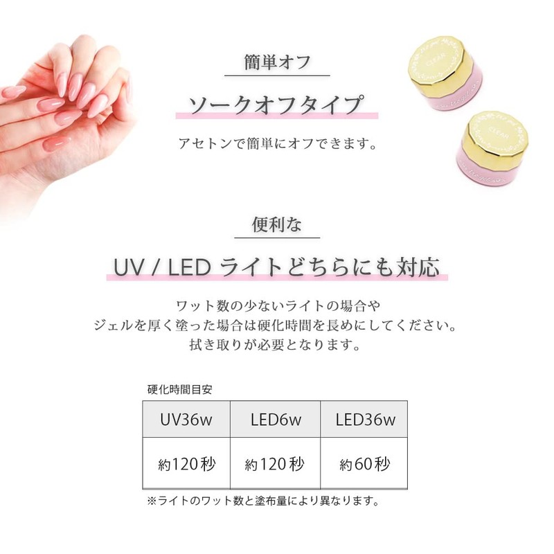 irogel Clear Gel Set of 3 Gel Nail