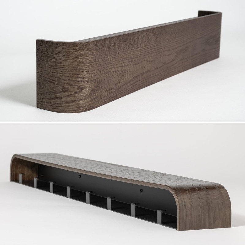 Kazai. Wall-Mounted Coat Rack 'Toke' - Modern Design Coat Rack