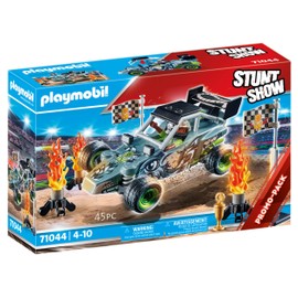 Playmobil 71044 Stunt Show Racer Promo Pack, Racing, stuntman, Fun Imaginative Role-Play, PlaySets Suitable for Children Ages 4+