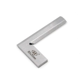 T Tulead Carbon Steel Machinist Square Engineer Square Woodworking Tool Precision Square Mini Carpenter Square 80x50mm/3.2"x2"