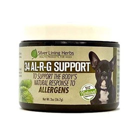 Silver Lining Herbs 34 Canine Al-R-G - Herbal Allergy Supplement for Dogs - Natural Allergy Support for Dogs - Boosts a Dog's Healthy, Normal, and Natural Response to Allergens - 2 Ounce Jar
