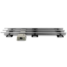 Menards 10" Straight O Gauge Tubular Track with Power Lock-On - Menards - Free Shipping!