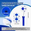 Leumoi 10 Pieces Corner Paint Roller Kit Including 9 Pcs