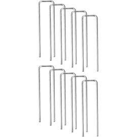 Connex LOR78835 Metal Tent Pegs 10 cm Galvanised Pack of 10
