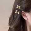 10 Pieces Of Bow Hair Clips, Mini Bow Hair Clips,