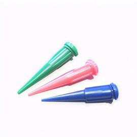 SANANTS 18 20 and 22 Gauge Synthetical Blunt Plastic Smoothflow Tapered Tip Dispensing Needle with Luer Lock，Rigid，Conical Channel for Efficient Fluid Output, 3 Different Sizes,30 PCS