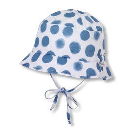 Sterntaler Baby Girl’s Chapeau Bob Sun Hat (Chapeau Bob) - blue Polka Dot Not Applicable, size: 45