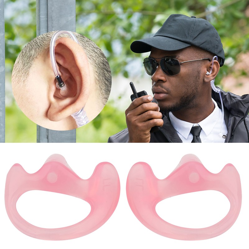 5 Pair Radio Ear Mold Earbud Replacement Left Right Earpiece