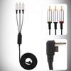 QANYEGN 1.5M Component ABS TV Lead Cord, Audio Video Cable,