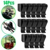 TheSiliconValley 14x Plastic Golf Club Organizer Clip Putter Bag Holder Iron Driver Protector Set