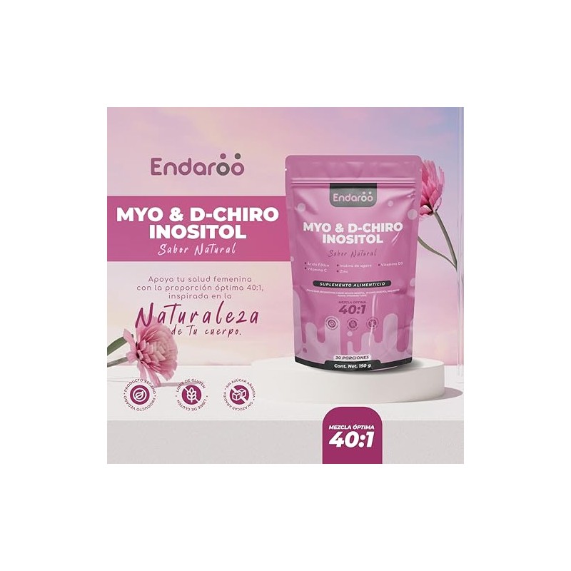 Myo Inositol Chiro 150 Fórmula Polvo Alta Pureza Apoyo Equilibrio