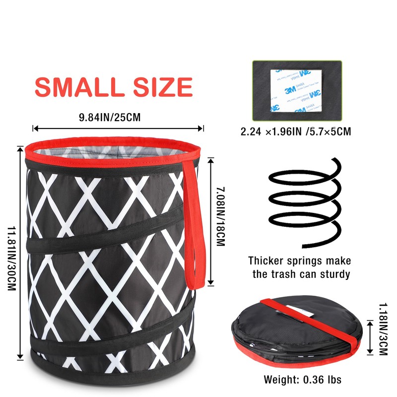 Foldable Rubbish Bin, Car Bin, Portable Foldable Bin for Car