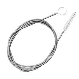 1 PCS Flexible Feeding Tube Cleaning Brush,Drain Unblocker Tool,Slim Drain Hole Cleaning Tool Hose Pipe Cleaning Brush For Refrigerator drain pipe, kitchen sink, shower drain pipe etc(150CM,white)