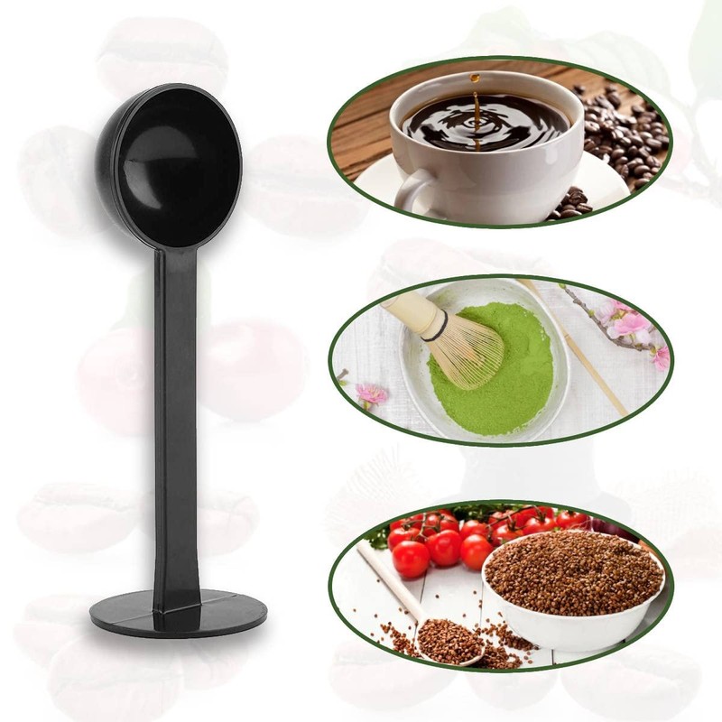 Plástico multifuncional Café Medición Tamping Cuchara Cucharones de café de