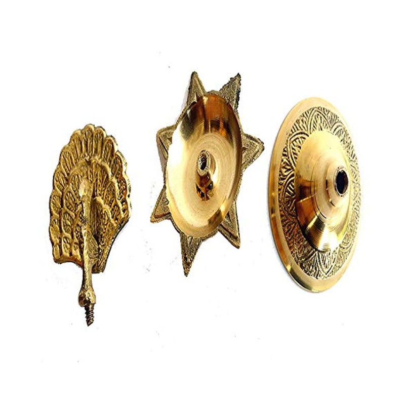 Rastogi Handicrafts Pure Brass Diya (Puja Lamp) Hindu Pooja Article