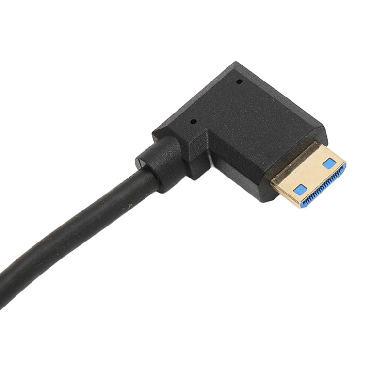 HD Multimedia Interface Cable 8K 48Gbps Right Elbow Mini HD