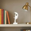 Lodkksg White Abstract Face Sculpture, Modern Art Decor, Hand on