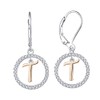 Starnny Letter Earrings 925 Silver Women's Initial Alphabet A-Z 3A