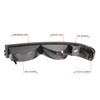 DNA MOTORING BL-CEGS03-BK-CL1 Pair of OE Style Front Bumper Parking/Turn