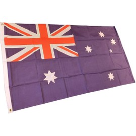 NWFlags Australia Flag 5ft x 3ft 75d Premium Polyester Suitable For Flagpoles | Strong Polyester 5x3 foot material Australian flag with Eyelets