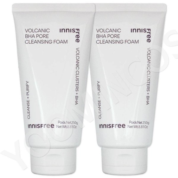 Innisfree Volcanic BHA Pore Cleansing Foam Large Capacity 250ml 1+1