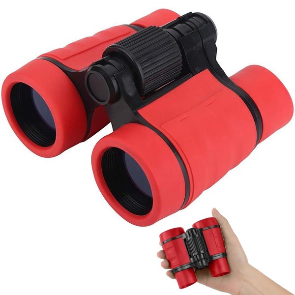 JIAQCN Binoculares para Niños, Binoculares, Muy Adecuado para Observar Aves,