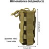 THJOPOKEEL Soporte Ajustable para Botella de Agua con Correa Ajustable
