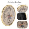 Peakloong 5inch Min Max Thermometer Hygrometer Wall Mount Wall Hang