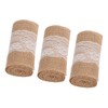 3 Rolls Jute Lace Ribbon Simple Elegant Jute Lace Ribbon