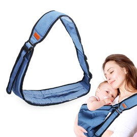 Babytrage Seitlich, Multifunktionale Kleinkind Trage, Blau Kindertrage Seitlich, Neugeboren Baby Tragegurt bis 16 KG, Verstellbare Koala Tragetuch, Ergonomische Praktische Babytrage Leicht Tragbar