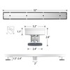 Sharpeye 32 Inch Linear Shower Drain with Tile Insert Grate,