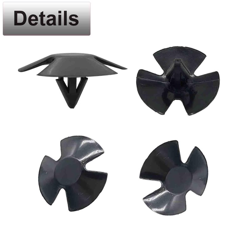 50pcs Hood Insulation Retainer Clips with 1pc Fastener Remover -
