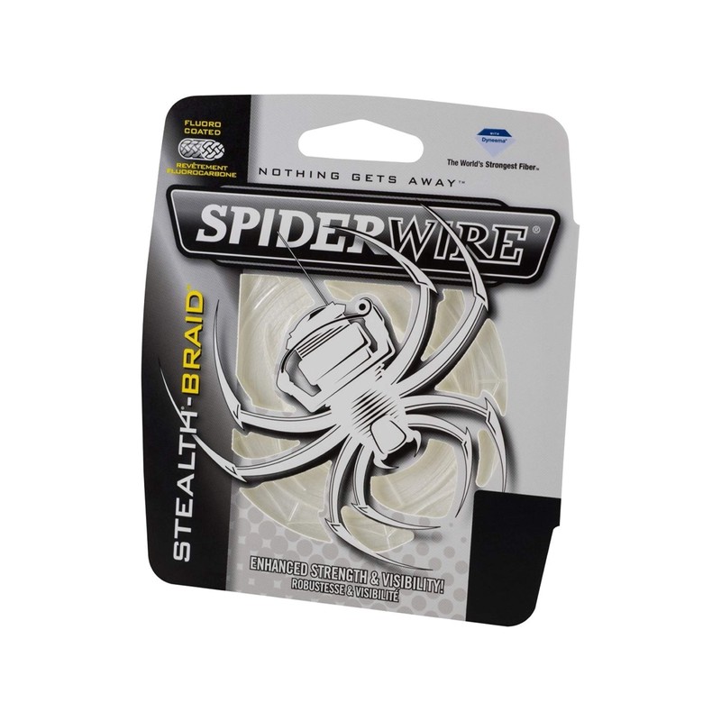 SPIDERWIRE Stealth Superline Fishing Line, Translucent, 6/1 Pound Test-125 Yard