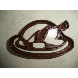 AJT TURKEY ON PLATTER THANKSGIVING CHRISTMAS FEAST DETAILED COOKIE CUTTER USA PR4919