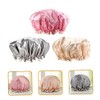 3piezas Gorro Ducha Reutilizable Mujer Ligero Baño Maquillaje Spa
