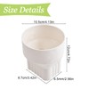 UFURMATE Downpipe Adapter, 1 Piece PVC 8.7 x 6.5 cm