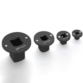 Yanmis Low Profile Impact Socket Adapter Set, 4PCS Drive Ratchet Adapter Set 1inx3/4in 3/4inx1/2in 1/2inx3/8in 3/8inx1/4in