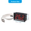 RUIZHI Industrial High Precision Thermometer, -30~800°C 12V Temperature Meter with