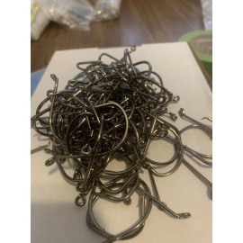 Matzuo 100 7/0 Octopus Circle Offset Hooks Black Chrome BLN Ultra Sharp Point Bulk Pack