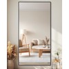 Coomily Full-Length Floor Mirror with Stand, 71"x32" Rectangle Style Full