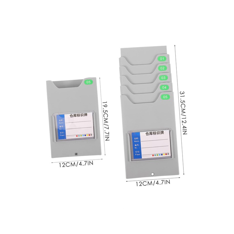 Operitacx Holder of a storage material card, holder of material